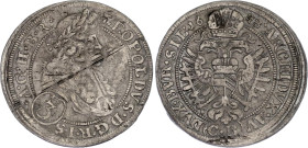 German States Silesia 3 Kreuzer 1698 CB
KM# 516; Her# 1564; N# 43984; Silver; Leopold I; Brieg Mint; VF-XF.