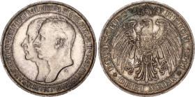 Germany - Empire Prussia 3 Mark 1911 A
KM# 531, N# 13476; Silver; Wilhelm II; 200th Anniversary of the Kingdom of Prussia; XF.