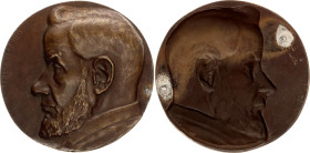 Germany Uniface Bronze Medal "Friedrich Greiner" 1st Half of 20th Century (ND)
Bronze 66.40 g., 77.5 g; by Daniel Greiner.