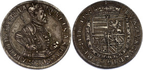 Austrian States Tyrol 1 Taler 1577 - 1595 (ND)
MT# 278; N# 100600; Silver; Ferdinand II; Hall Mint; AUNC Env. damage.