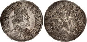 Austria 3 Kreuzer 1654
KM# 835; N# 77456; Silver; Ferdinand III; Saint Veit Mint; XF.