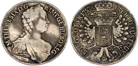 Austria 1 Thaler 1757 X
KM# 1817, N# 33436; Silver; Maria Theresia (1740-1780); VF+.