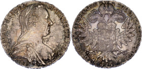 Austria 1 Taler 1780 SF Restrike
KM# 23; Silver; Maria Theresia; UNC Toned.