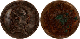 Austria 3 Kreuzer 1800 No Mint Mark
KM# 2115, N# 3314; Copper; Francis II; XF.