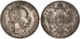 Austria 1 Florin 1874
KM# 2222, N# 4726; Silver; Franz Joseph I; AUNC.
