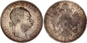 Austria Florin 1877
KM# 2222, N# 4726; Silver; Franz Joseph I.