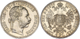 Austria 1 Florin 1878
KM# 2222, N# 4726; Silver; Franz Joseph I; UNC.