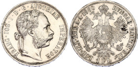 Austria 1 Florin 1880
KM# 2222, N# 4726; Silver; Franz Joseph I; UNC with full mint luster.