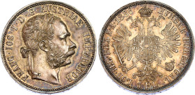 Austria 1 Florin 1886
KM# 2222, N# 4726; Silver; Franz Joseph I; UNC amazig toning.