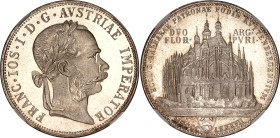 Austria 2 Gulden 1887 Restrike 1974 NGC MS67
KM# XM7, N# 163009; Silver; Franz Joseph I; UNC.