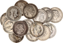 Austria 15 x 1 Corona 1893 - 1915
KM# 2804, 2820; Silver; Variuos dates; VF.