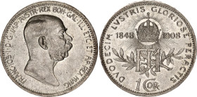 Austria 1 Corona 1908
KM# 2808, N# 7095; Silver; Franz Joseph I; 60th Anniversary of the Reign of Franz Joseph; UNC.