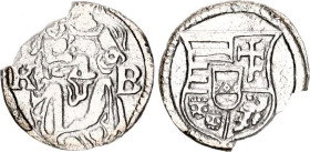 Hungary Obulus 14-15th Century
Silver 0.11 g.; VF/XF.
