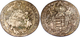 Hungary 1/2 Taler 1783 B
KM# 398.2; Silver; Maria Theresia; VF.