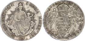 Hungary 1/2 Taler 1786 A
KM# 399; ÉH# 1324; N# 41620; Silver 13.89 g.; Joseph II; Vienna Mint; VF+.