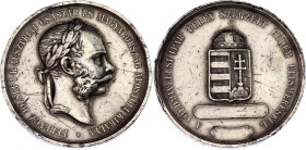 Hungary Silver Prize Medal "Franz Joseph I - Economy" 1848 - 1916 (ND)
Hauser 4210; Wurzbach 2702; Silver 65.69 g., 47.6 mm; by Tautenhayn; Franz Jos...