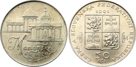 Czechoslovakia 50 Korun 1991
KM# 156; N# 20199; Silver; Mariánské Lázně; UNC.