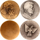 Czechoslovakia Lot of 2 Commemorative Medals 20th Century (ND)
Various Dates & Motives; XF-AUNC.