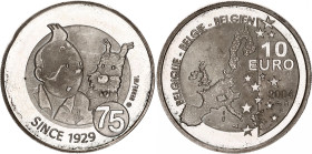 Belgium 10 Euro 2004
KM# 236; LA# BEM-11.3; Schön# 214; N# 5937; Silver; Albert II; Tintin; UNC Proof.