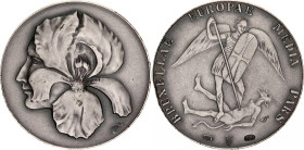Belgium Silver Token "Brussels at the Heart of Europe" ND
Silver 25.58 g., 34.8 mm; Rev: BRUXELLAE EUROPAE MEDIA PARS; AUNC Toned.