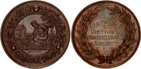 Great Britain Eastwood Urban District Bronze Medal "Horticultural Society" 1896 - 1974 (ND)
# 401794; Bronze 37.48 g., 45 mm; UNC.