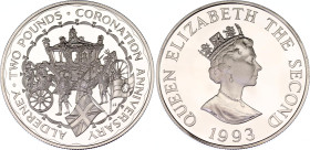 Alderney 2 Pounds 1993
KM# 5a; N# 66315; Silver; Elizabeth II (1952-date); 40th Anniversary of the Coronation of Queen Elizabeth II; Proof.