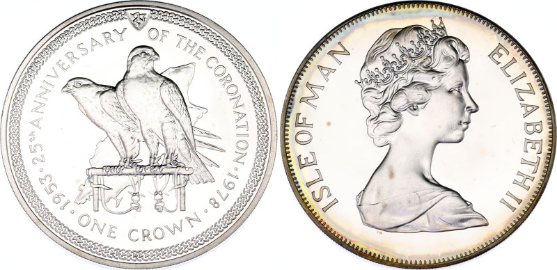 Isle of Man 1 Crown 1978
KM# 43a; N# 19084; Silver; Elizabeth II (1952-date); 2...