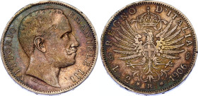 Italy 2 Lire 1906 R
KM# 33, N# 4898; Silver; Vittorio Emanuele III; XF.
