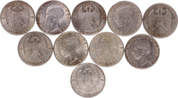 Yugoslavia 10 x 20 Dinara 1938
KM# 23; Silver; Peter II.