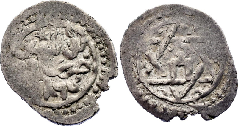Golden Horde 1 Dang 1287 AH 686 Qrim
Sagdeeva# 44, A# 2022.2, N# 168725; Silver...