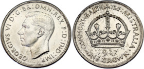 Australia 1 Crown 1937
KM# 34; Schön# 28; N# 12503; Silver; George VI; Coronation; Mint: Melbourne; XF/AUNC.