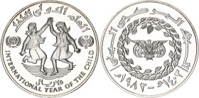 Yemen 25 Riyals 1983 AH 1403
Y# 45, N# 80284; Silver., Proof; International Year of the Child; Mintage 6604 pcs.