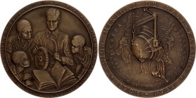 Belgian Congo Commemorative Bronze Medal "50th Anniversary of 'Union Minière du Haut-Katanga' (U.M.H.K.)"
Vancraenenbroeck 58; Bronze 237.43 g., 85 m...