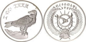 Ethiopia 10 Birr 1978 EE 1970
KM# 61a, N# 40467; Silver., Proof; Bearded Vulture.
