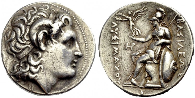 GRIECHISCHE MÜNZEN 
 KÖNIGE VON THRAKIEN 
 Lysimachos, 323-281 v. Chr. Tetradr...