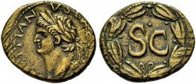 GRIECHISCHE MÜNZEN UNTER RÖMISCHER HERRSCHAFT 
 SYRIEN 
 ANTIOCHIA AM ORONTES 
 Domitian, 81-96 
 Bronze (AE 28), 69-79. Als Caesar unter Vespasia...