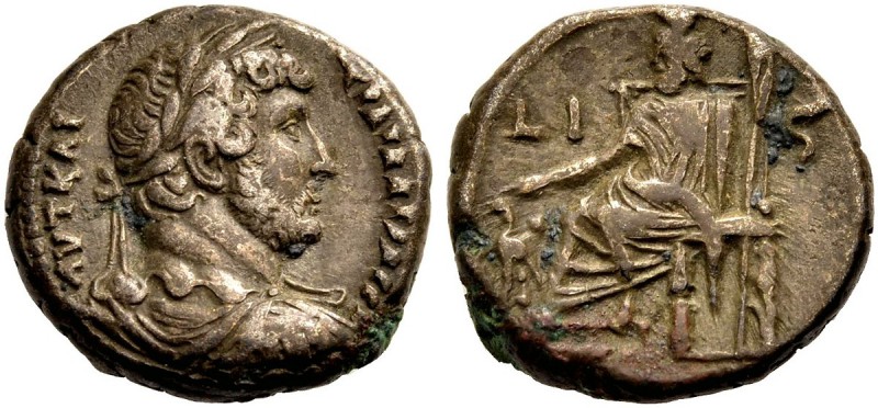 GRIECHISCHE MÜNZEN UNTER RÖMISCHER HERRSCHAFT 
 ÄGYPTEN 
 ALEXANDRIA 
 Hadria...