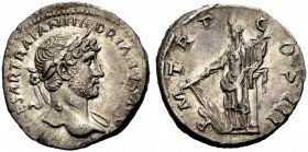 RÖMISCHE MÜNZEN 
 KAISERZEIT 
 Hadrianus, 117-138. 
 Denar, Rom, 119-122. Büste n. r. mit Drapierung auf der linken Schulter, IMP CAESAR TRAIAN HAD...