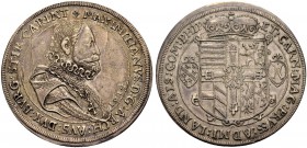 RÖMISCH-DEUTSCHES REICH 
 ERZHERZOG MAXIMILIAN, 1612-1618, Hochmeister des Deutschen Ritterordens, seit 1585 
 Taler 1614, Ensisheim. Brustbild r. R...