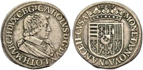 EUROPÄISCHE MÜNZEN UND MEDAILLEN 
 FRANKREICH 
 LOTHRINGEN, HERZOGTUM 
 CHARLES IV 1626-1634 und 1661-1670. Teston 1627, Nancy. Brustbild r. Rv. Ge...