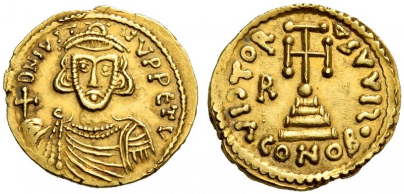 Benevento. Romualdo II duca, 706-731. Solido al tipo di Giustiniano II, AV 4,00 ...