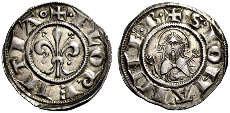 Firenze. Fiorino nuovo da 12 denari (III serie, 1267-1279), AR 1,73 g. FLORENTIA...