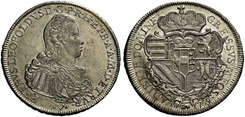 Firenze. Pietro Leopoldo di Lorena, 1765-1790. Scudo da 10 paoli o francescone 1...
