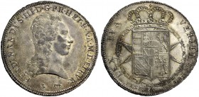 Firenze. Ferdinando III di Lorena, 1790-1801. Francescone 1799, AR 27,28 g. FERDINANDVS III D G P R H ET B A A M D ETRVR Testa a d.; sotto, LS e lioco...