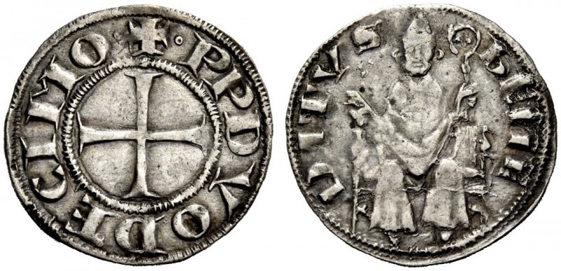Macerata. Benedetto XII (Jaques Fournier), 1334-1342. Grosso, AR 1,59 g. BENE – ...