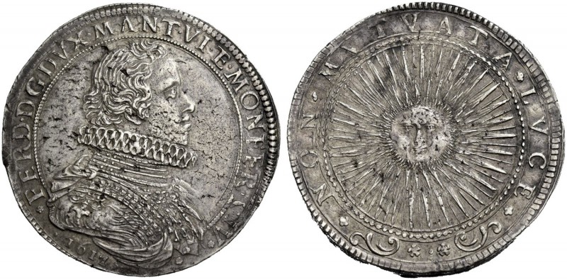 Mantova. Ferdinando Gonzaga, 1612-1626. Ducatone 1617, AR 31,89 g. FERD D G DVX ...