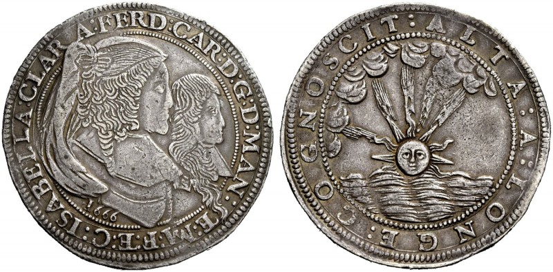 Mantova. Ferdinando Carlo Gonzaga-Nevers, 1665-1707. I periodo: reggenza della m...