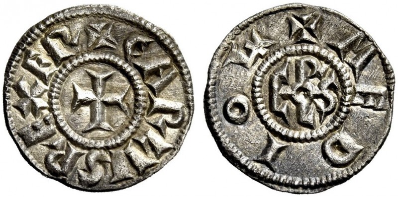 Milano. Carlo Magno imperatore e re d’Italia, 774-814. Secondo periodo di coniaz...