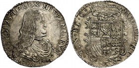 Milano. Carlo II di Spagna, 1676-1700. Filippo 1694, AR 27,76g. CAROLVS II REX HISPANIARVM Busto corazzato a d.; sotto, nel giro, 1694. Rv. MEDIOLANI ...