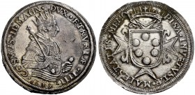 Pisa. Cosimo II de’Medici, 1608-1620. Tallero 1619, AR 28,67 g. COSMVS II MAGN DVX ETRVRIÆ IIII Busto con corona radiata a d., scettro nella mano d.; ...
